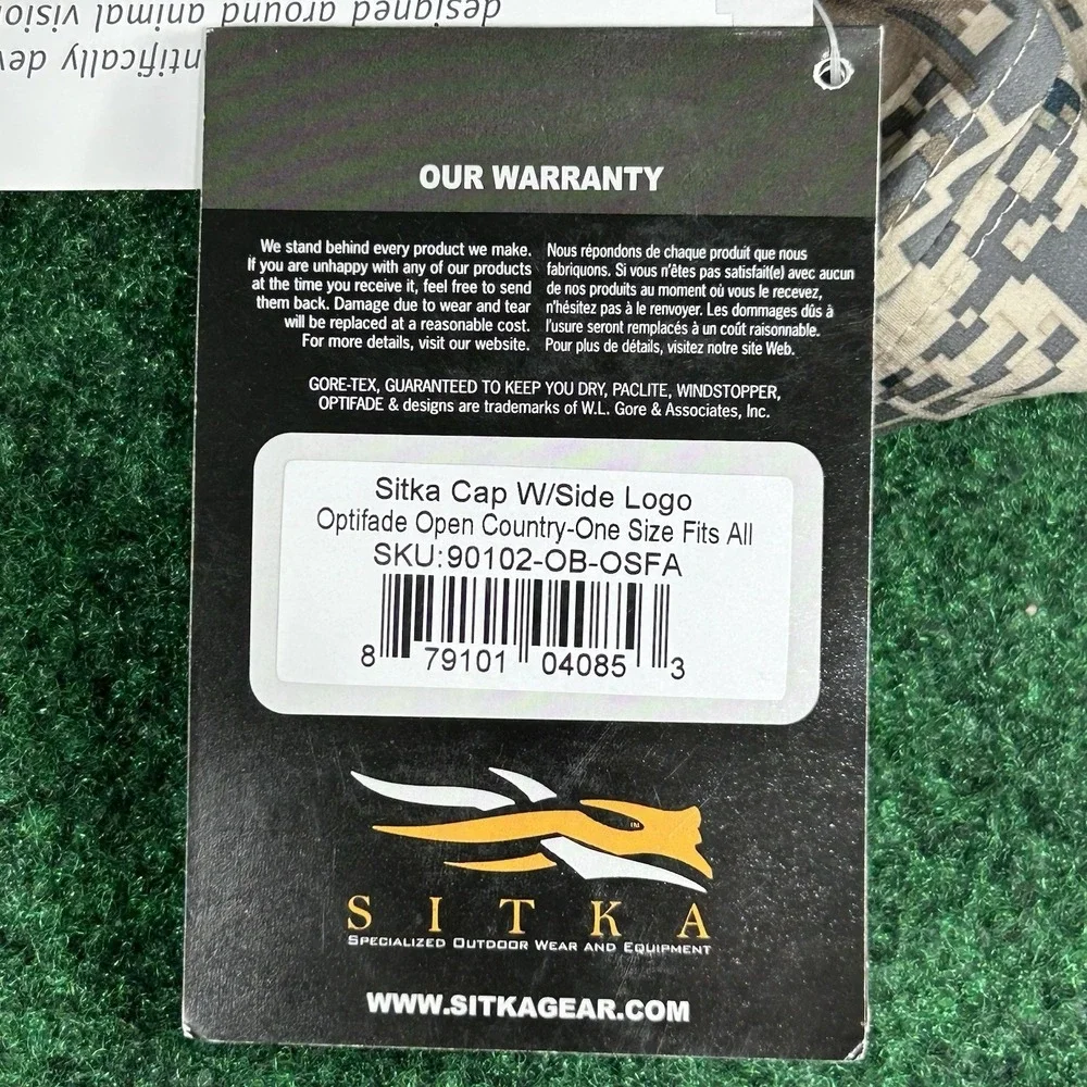 New Sitka‎ Optifade Open Country Hat Camouflage Adjustable Company Embroidery